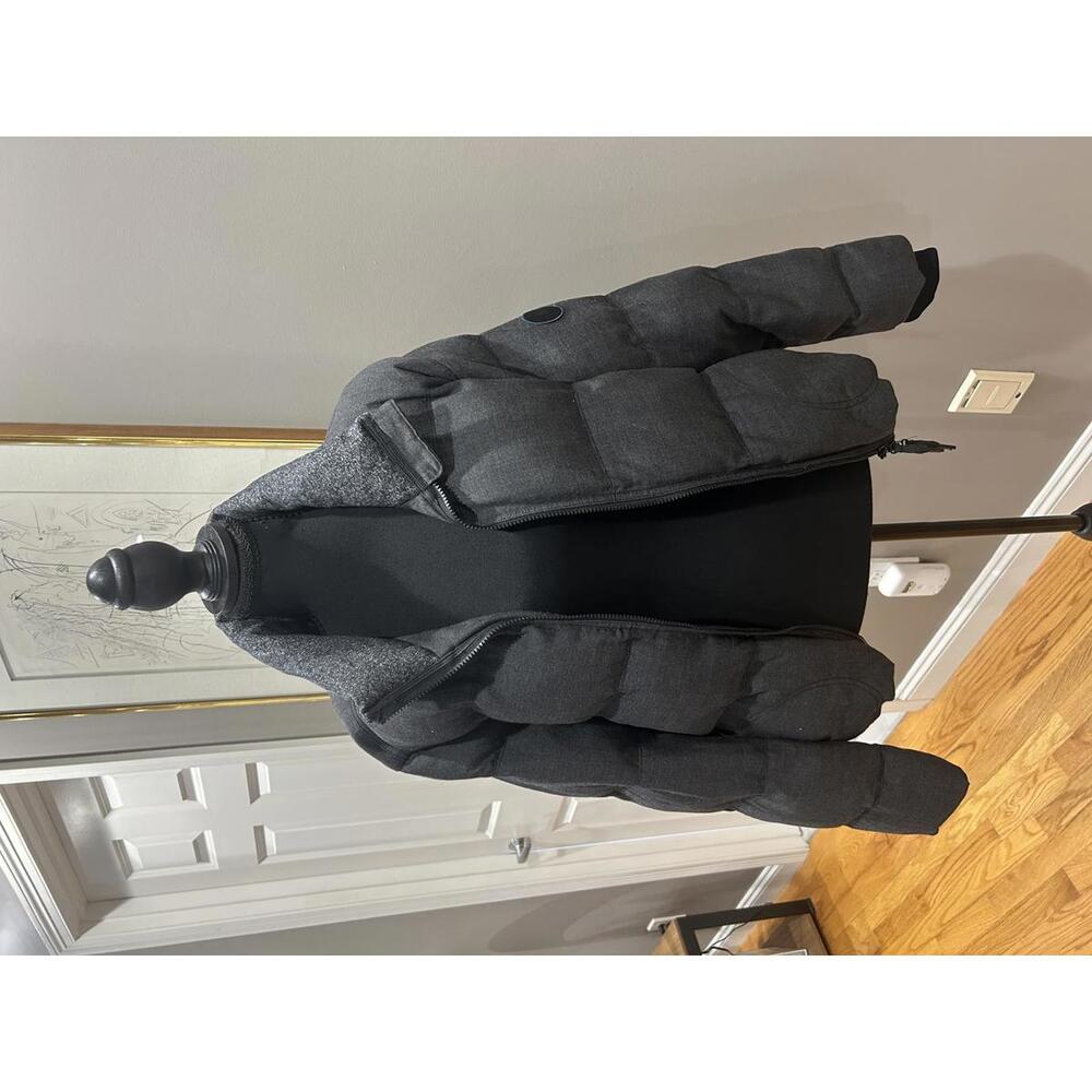 Allbirds Trino Merino Wool Puffer Jacket in Charcoal Grey Lg